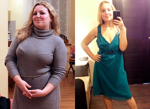 Photos avant et après la perte de poids, expérience de l'utilisation de Choco Lite