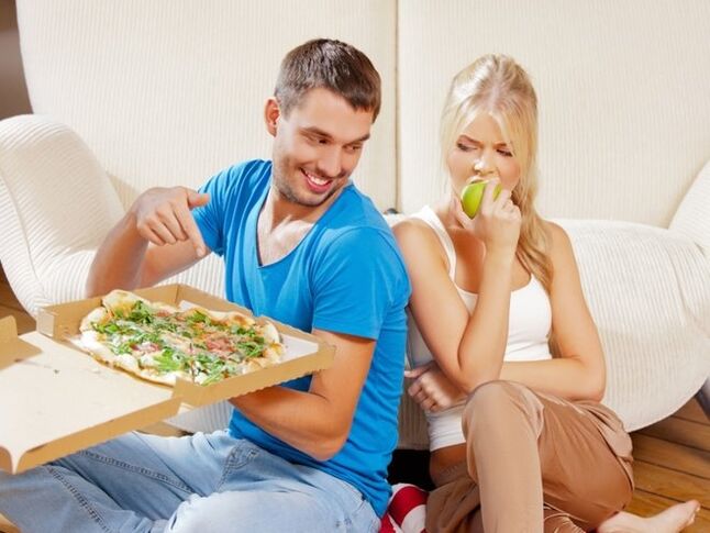 Aliments nocifs contre la nutrition alimentaire