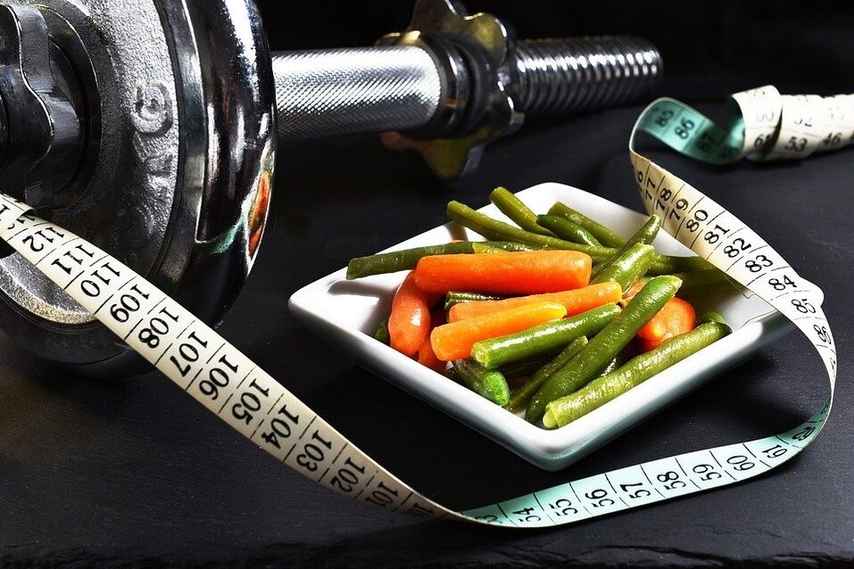 Sports et légumes pour la perte de poids