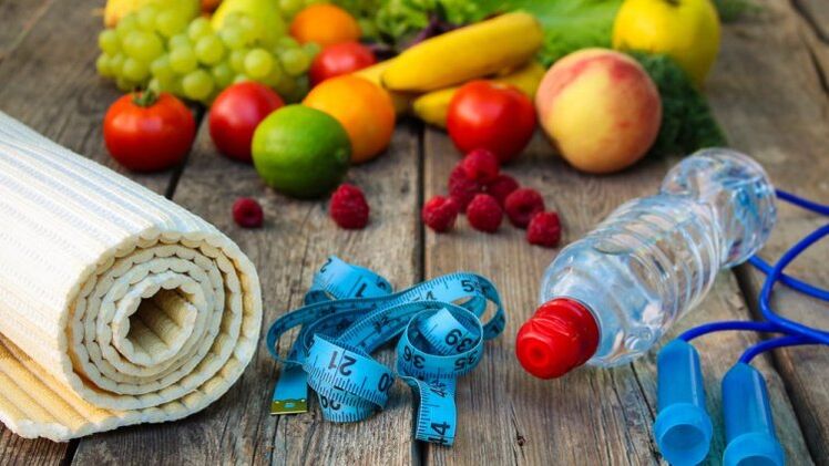 alimentation saine et centimètre pour perdre du poids sur une bonne nutrition