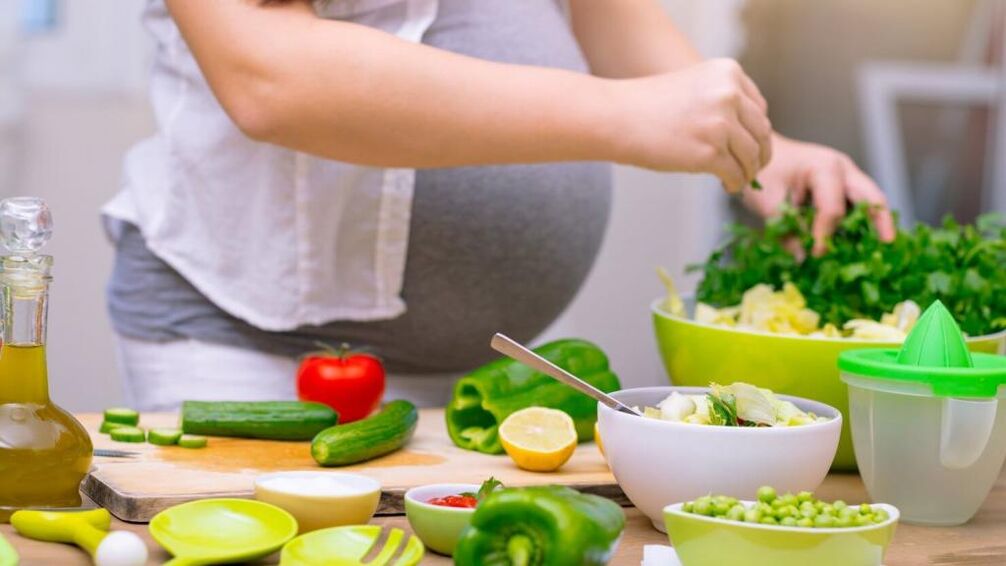 légumes pour un régime paresseux pendant la grossesse
